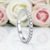 Eternity Ring Diamond Wedding Band-Black Diamonds New York
