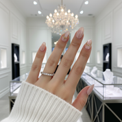 Eternity Ring Diamond Option Wedding Band-Black Diamonds New York