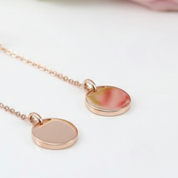 Diamond Long Fashionable Round Racket Shaped Drop Earrings-Black Diamonds New York