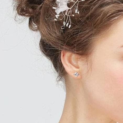 Flash Sale - EVN™ Diamond Princess Cut Shiny Earrings-Black Diamonds New York