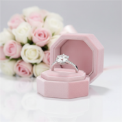 3.5Ct Round Diamond Option Six Prong Shiny Engagement Ring-Black Diamonds New York