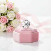 Diamond Option Heart Romantic Bead-Black Diamonds New York
