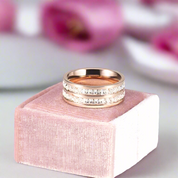 Titanium Cocktail Diamond Wedding Band-Black Diamonds New York