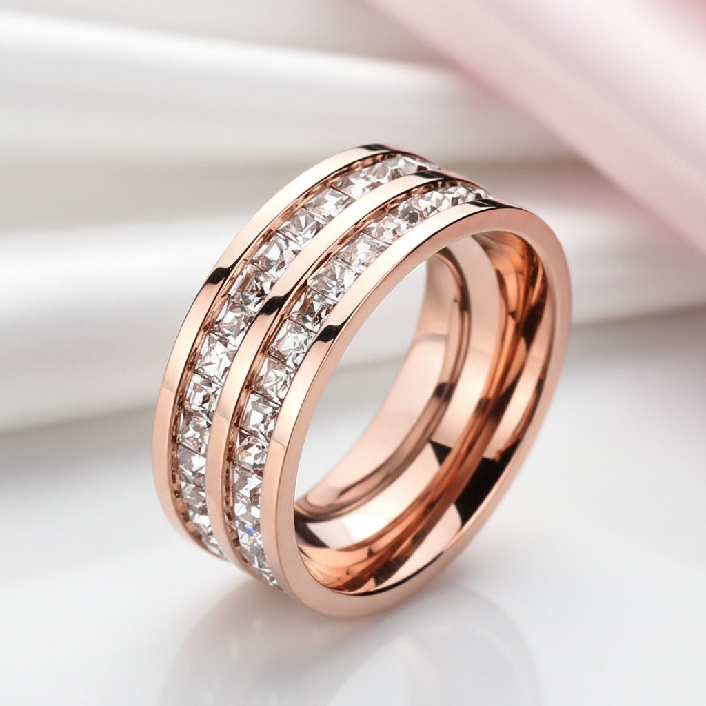 Titanium Cocktail Diamond Option Wedding Band-Black Diamonds New York