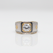 Exquisite Classic Diamond Option Men's Wedding Ring-Black Diamonds New York
