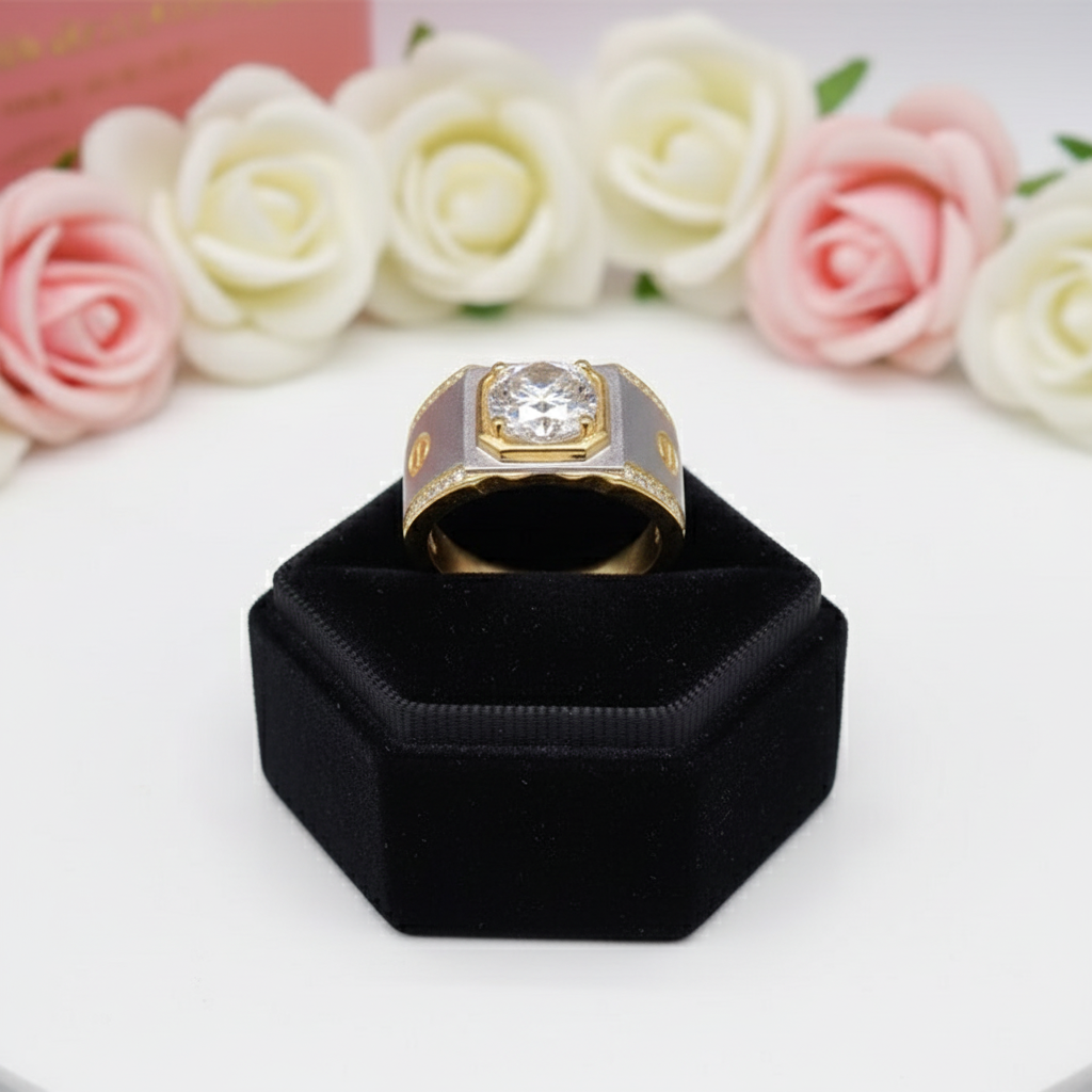 Exquisite Classic Diamond Wedding Ring-Black Diamonds New York