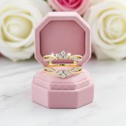 Exquisite Diamond Crown Enhancer Women's Wedding Band-Black Diamonds New York