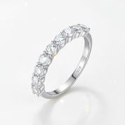 Exquisite Eternity Diamond Option Promise Ring-Black Diamonds New York