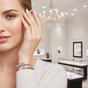 Exquisite Round Cut Diamond Snake Bangle-Black Diamonds New York