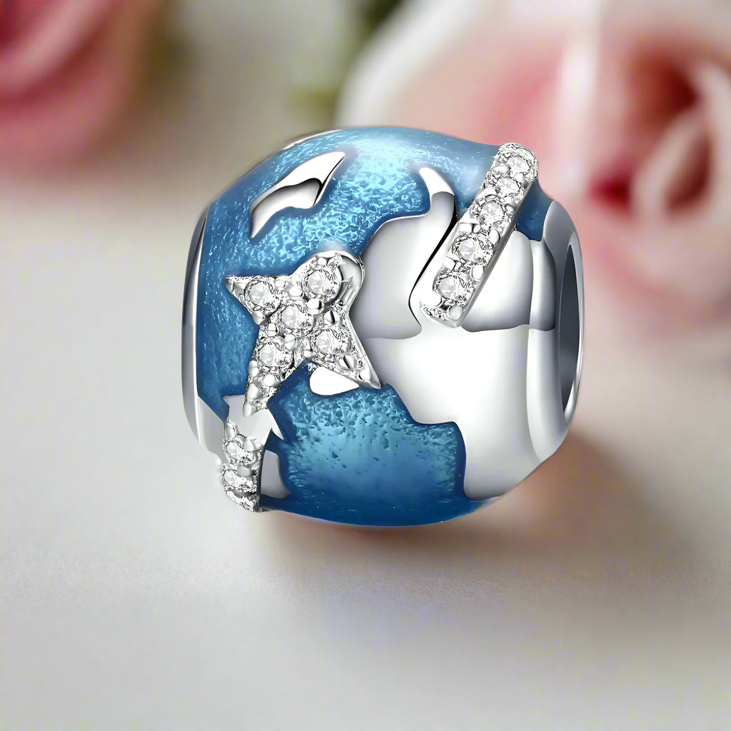 Fancy Travel Charms and Beads Series-Black Diamonds New York