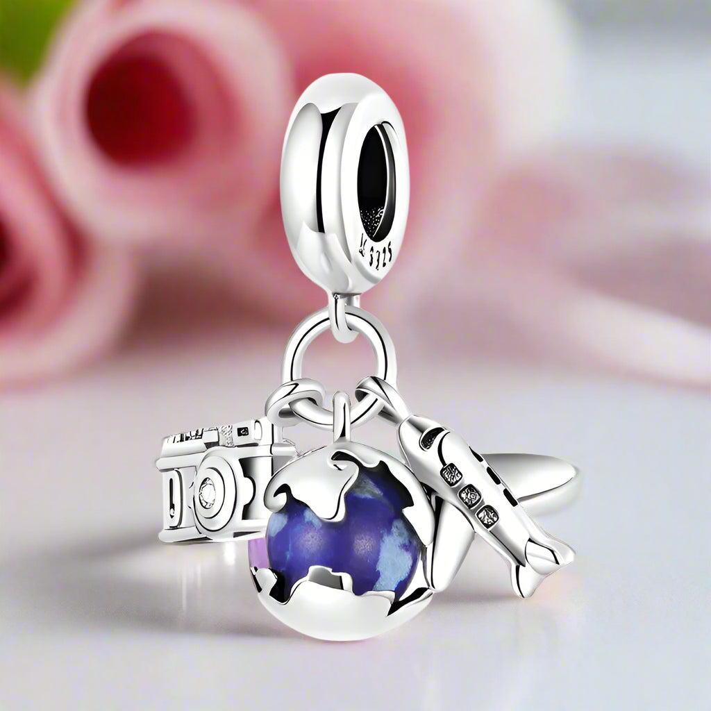 Fancy Travel Charms and Beads Series-Black Diamonds New York