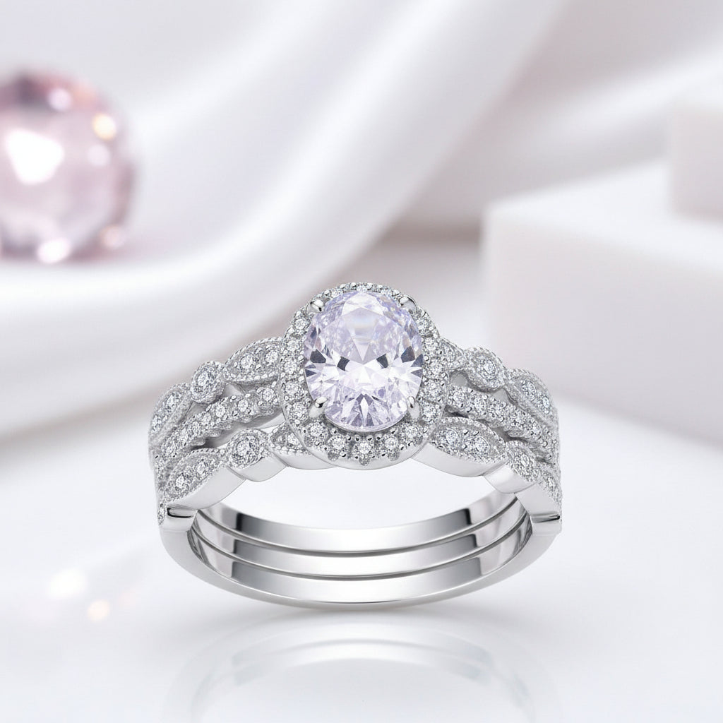 Flash Sale 1.8ct Oval Cut Created Diamond Ring-Black Diamonds New York