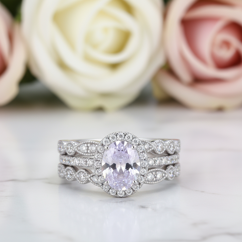 Flash Sale 1.8ct Oval Cut Created Diamond Ring-Black Diamonds New York