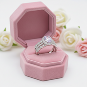 Flash Sale 1.8ct Oval Cut Created Diamond Ring-Black Diamonds New York