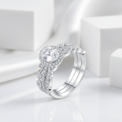 Flash Sale 1.8ct Oval Cut Created Diamond Ring-Black Diamonds New York