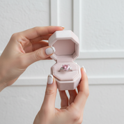 5.0 Ct Pink Heart Cut Diamond Engagement Ring-Black Diamonds New York