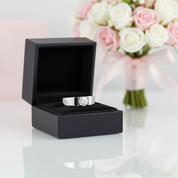 6.5mm Round Diamond Option Antique Men's Ring-Black Diamonds New York