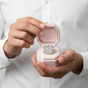 4PC Stackable Wedding Band Set