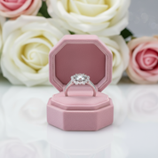 White Gold Sunflower 1.2ct Diamond Halo Engagement Ring-Black Diamonds New York