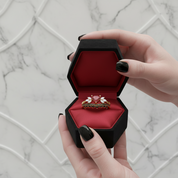 Forever In My Heart- 1.25ct Heart Cut Diamond Option Gothic Promise Ring-Black Diamonds New York