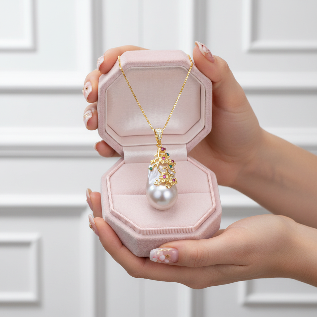 Freshwater Pearl Bohemia Option Necklace-Black Diamonds New York
