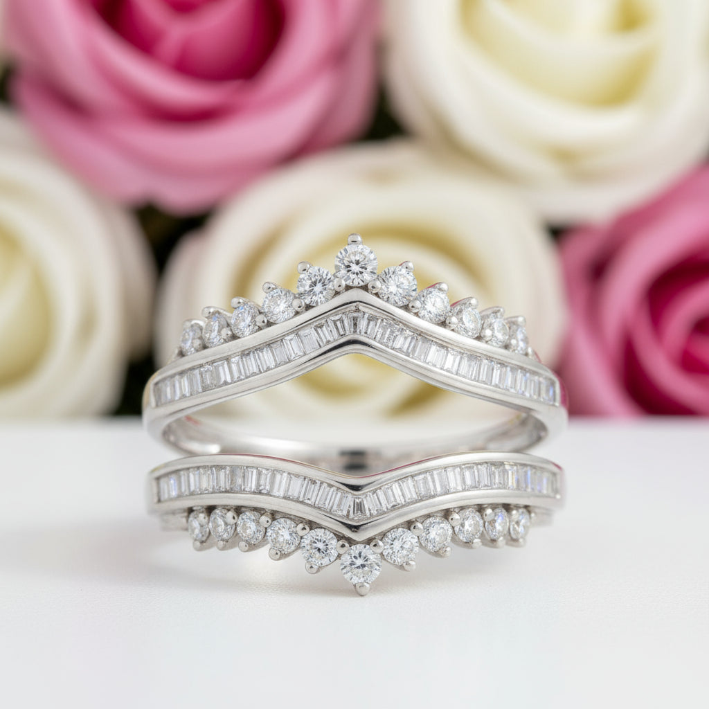 Gorgeous Diamond Women's Wedding Band Enhancer-Black Diamonds New York