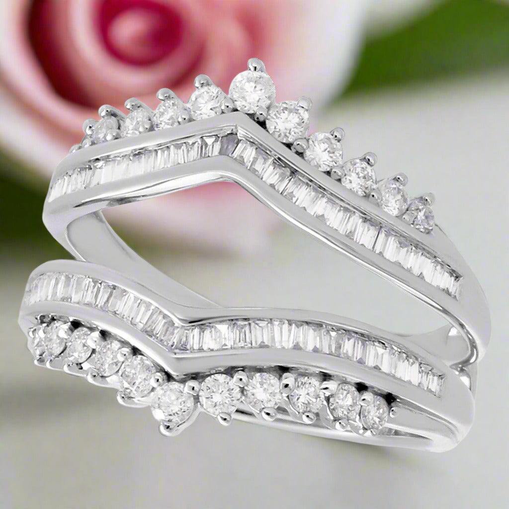 Gorgeous Diamond Women's Wedding Band Enhancer-Black Diamonds New York