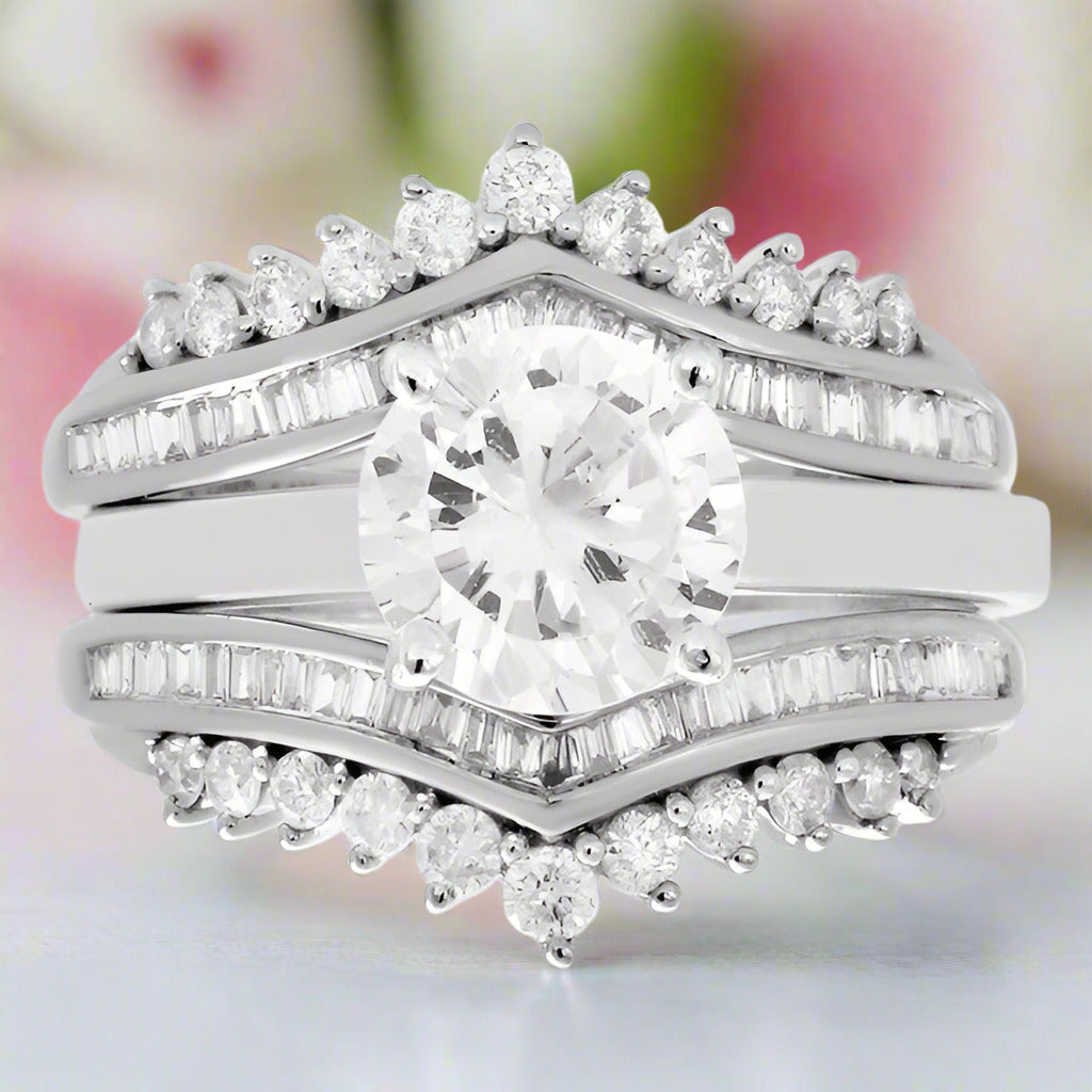 Gorgeous Diamond Women's Wedding Band Enhancer-Black Diamonds New York