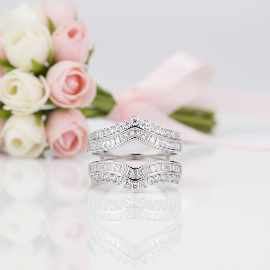 Gorgeous Diamond Women's Wedding Band Enhancer-Black Diamonds New York