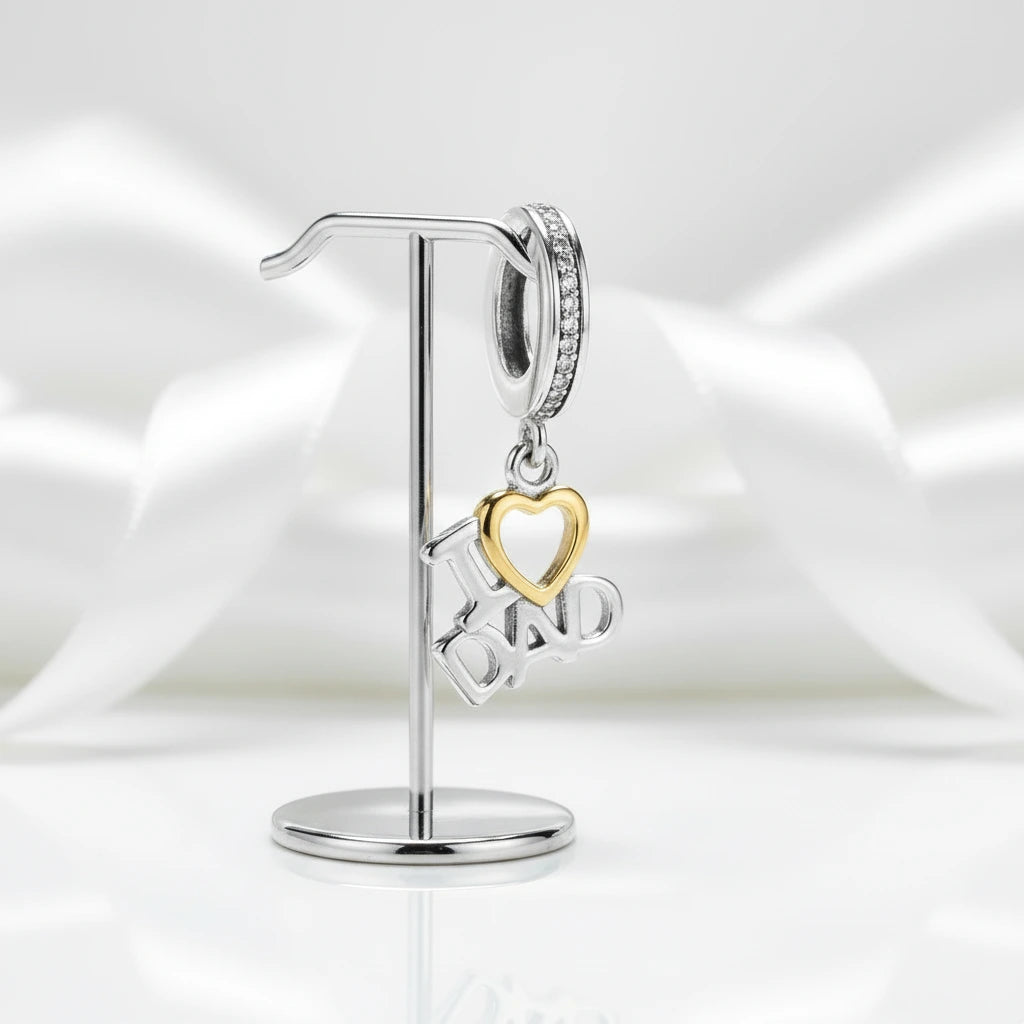 Gorgeous Pink Teacup Charm-Black Diamonds New York