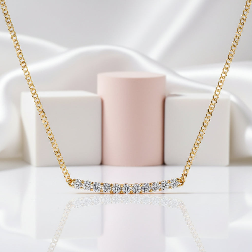 Gorgeous Round Cut Diamond Pendant Necklace-Black Diamonds New York