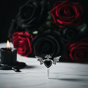 Gothic Black Diamond Earrings-Black Diamonds New York