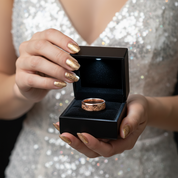 10k Gold Celtic Skull Wedding Band-Black Diamonds New York