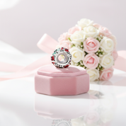 Green Lucky Clover & Red Ladybug Charms-Black Diamonds New York