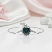 Green Diamond Option Bracelet Wedding Jewelry-Black Diamonds New York