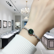 Green Diamond Bracelet Wedding Jewelry-Black Diamonds New York