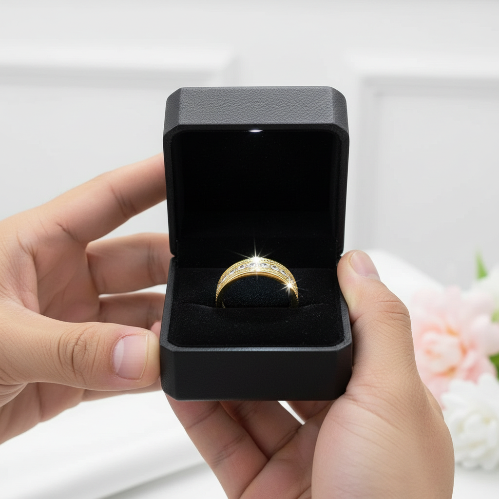 Half Eternity Round Brilliant Diamond Wedding Band-Black Diamonds New York