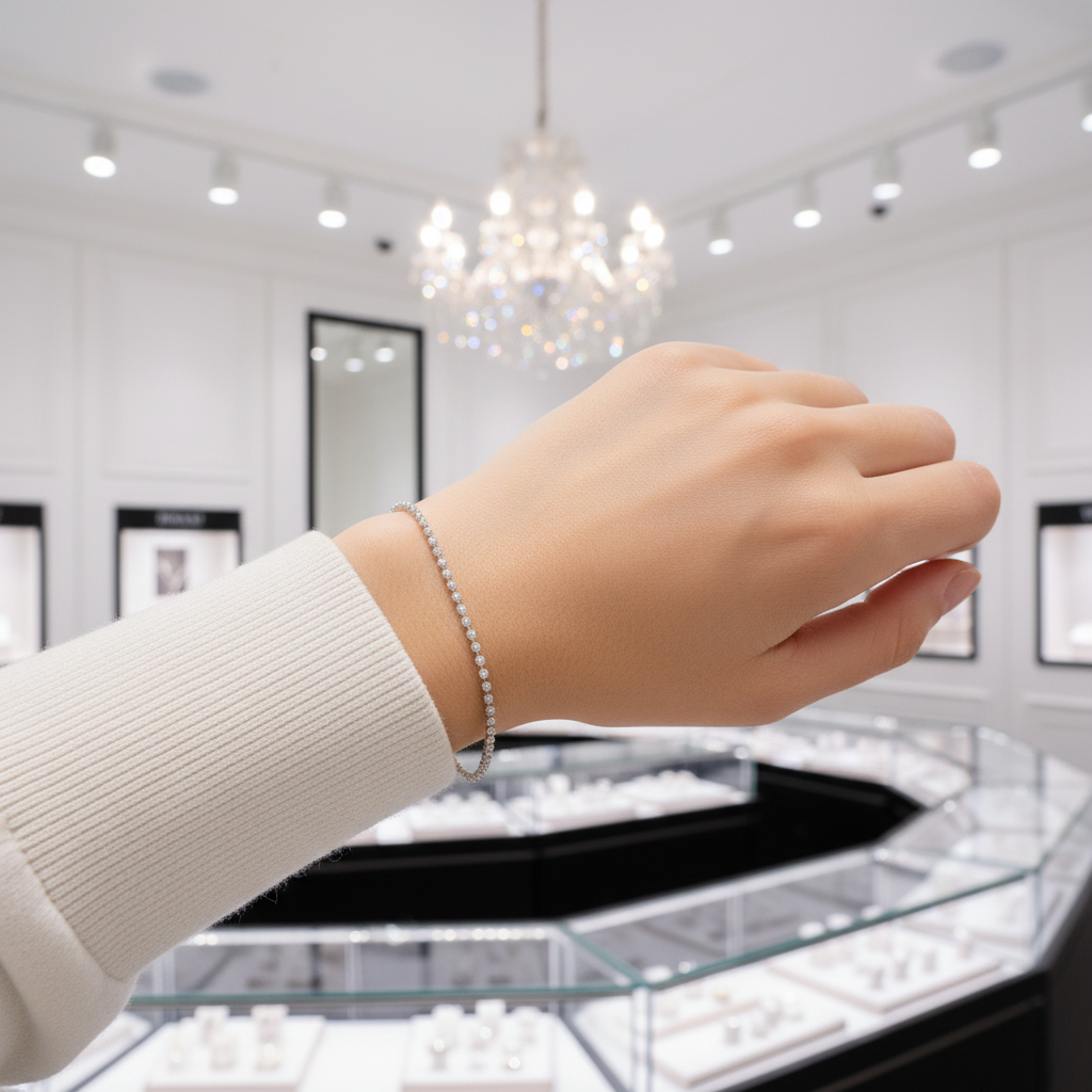 Handmade Cuff Bracelet-Black Diamonds New York