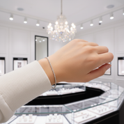 Handmade Cuff Bracelet-Black Diamonds New York