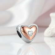 Heart & Angel's Wings Charms-Black Diamonds New York