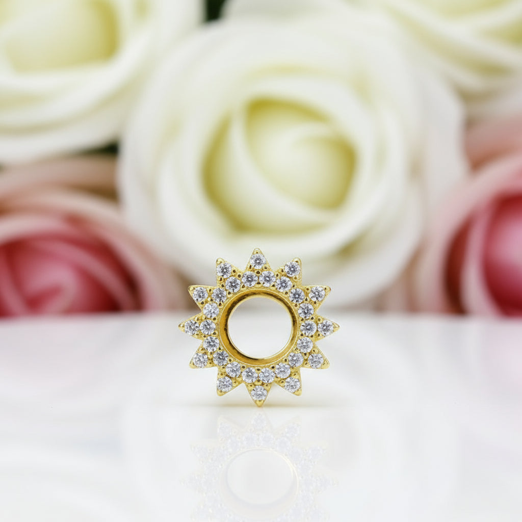 Heart Charm for Reflection Charm with Diamond-Black Diamonds New York