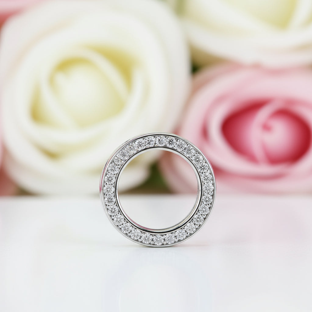 Heart Charm for Reflection Charm with Diamond-Black Diamonds New York