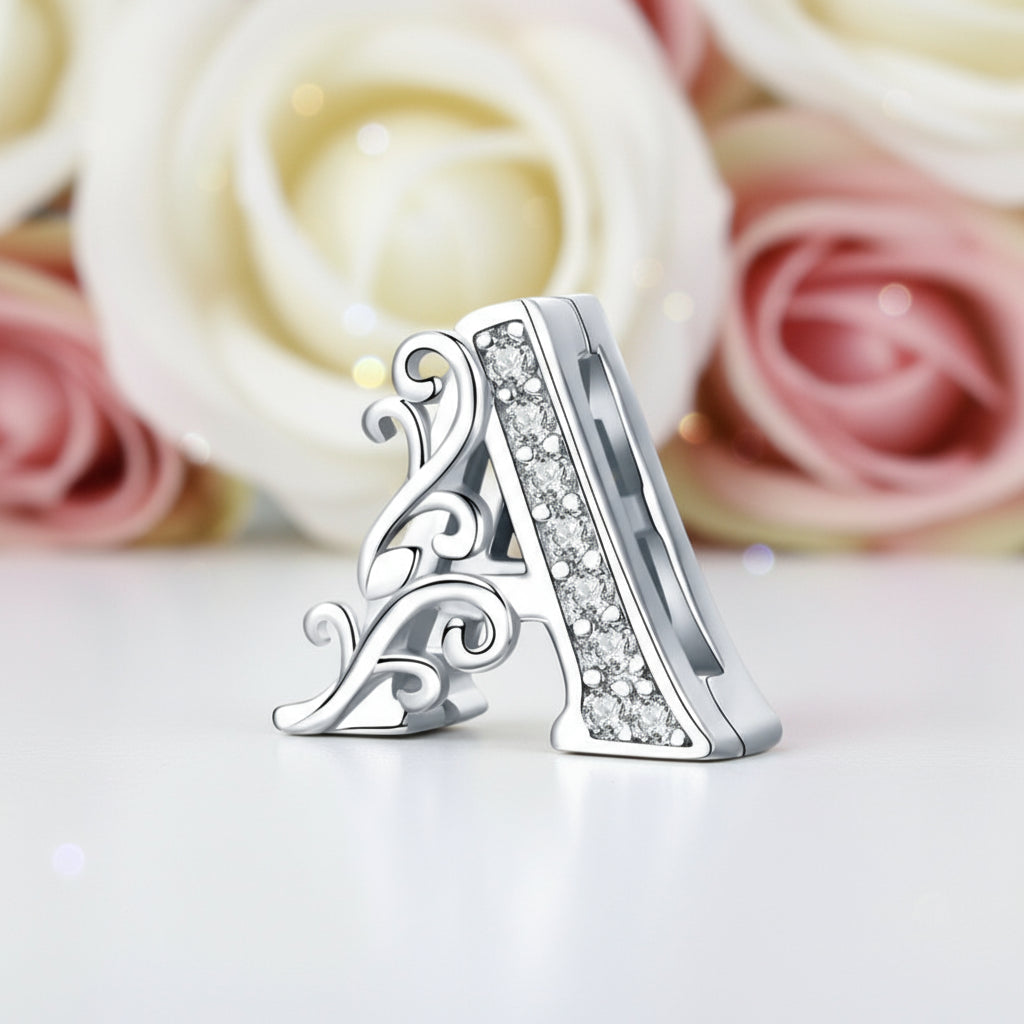 Heart Charm for Reflection Charm with Diamond-Black Diamonds New York