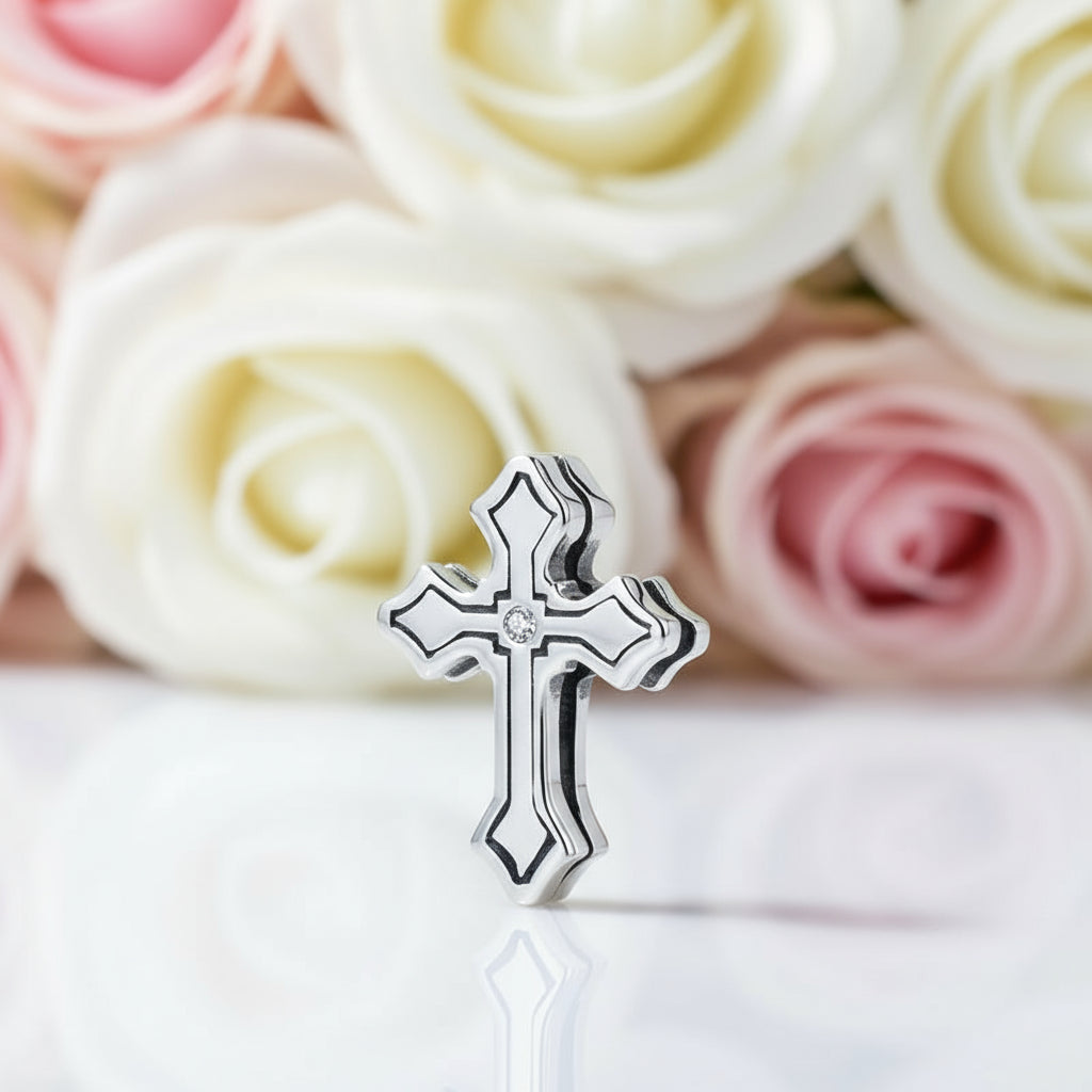 Heart Charm for Reflection Charm with Diamond-Black Diamonds New York