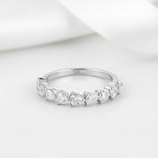 0.9 Ct Heart-Shaped Diamond Option Band-Black Diamonds New York