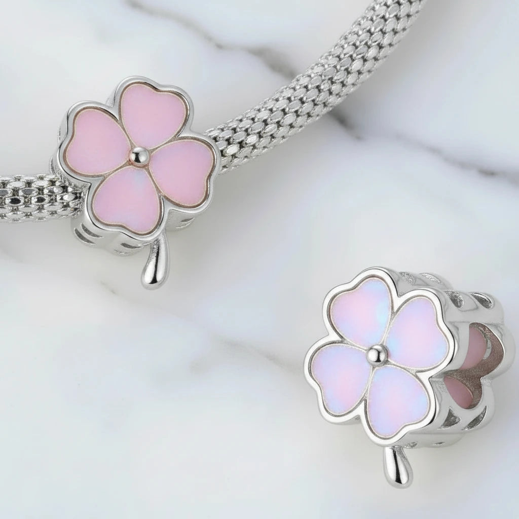 Heart-Shaped Charms with Colorful Diamond Option-Black Diamonds New York