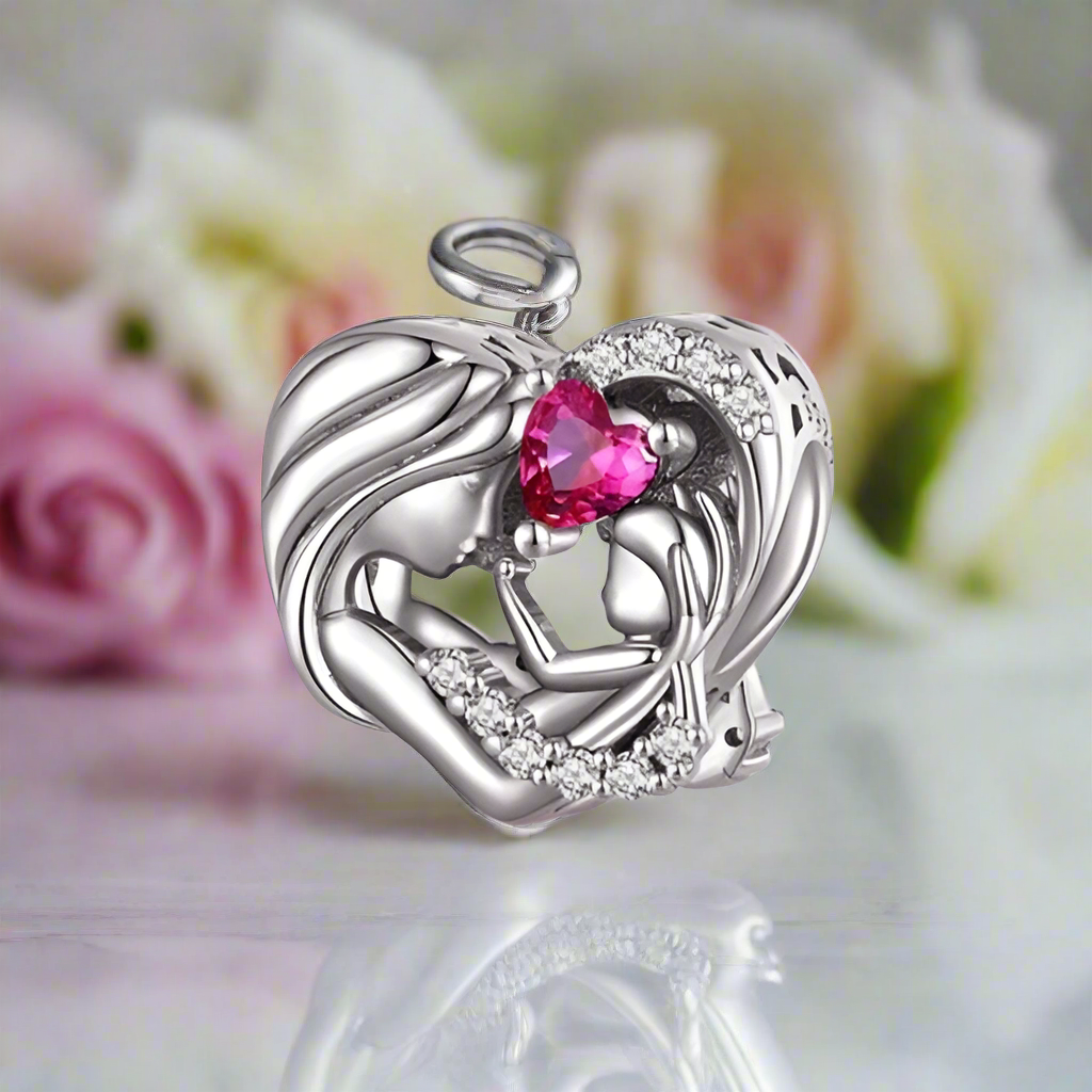 Heart-Shaped Love Affinity Charms-Black Diamonds New York