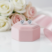 Heart Shaped Simulated Diamond Stud Earrings-Black Diamonds New York