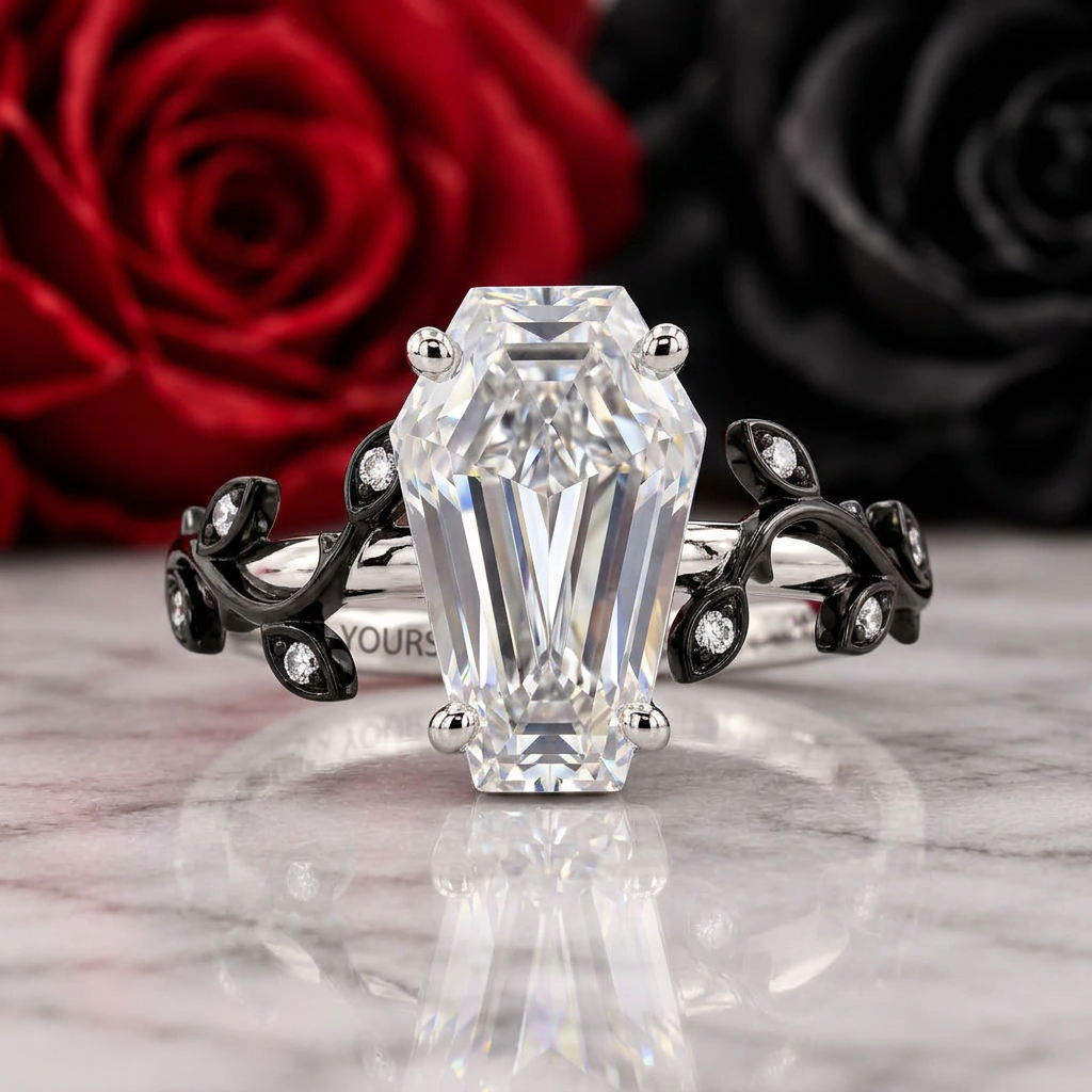 Hell and Back Ring - Limited Coffin Cut Diamond Option Engagement Ring
