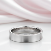 His and Her Wedding Band with Diamond Option-Black Diamonds New York